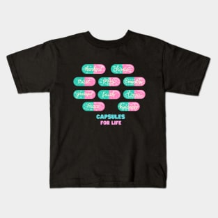 Capsule Pills for Life Kids T-Shirt